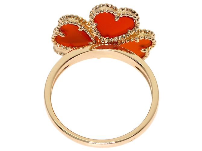 Anello Van Cleef & Arpels Sweet Alhambra Fouillage #54 - vista 4