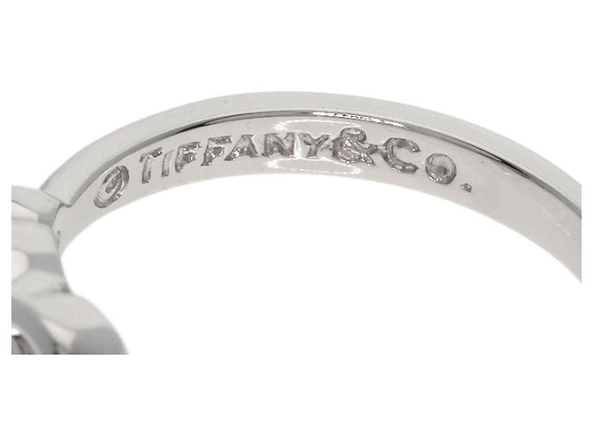 Autre Marque Tiffany & Co. Open Heart Ring mit 2 Diamanten aus Platin - Ansicht 6