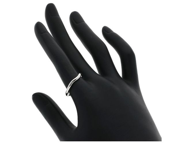 Autre Marque Tiffany & Co. Platin-Bandring geschwungen - Ansicht 7