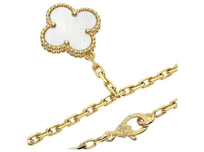 Bracciale Lucky Alhambra 4 Motivi in Madreperla Van Cleef & Arpels - vista 3