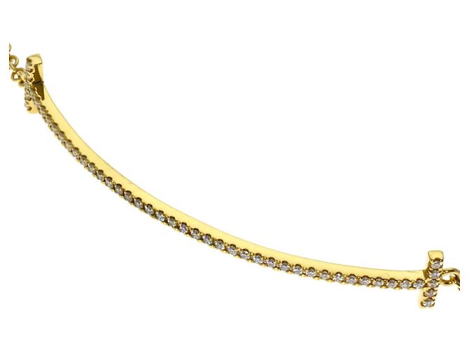 Autre Marque Bracciale Tiffany & Co. T Smile Small Diamanti - vista 2