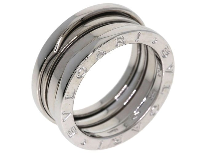Bulgari Anello Bvlgari B-zero1 a 3 bande in oro bianco 18K - vista 2