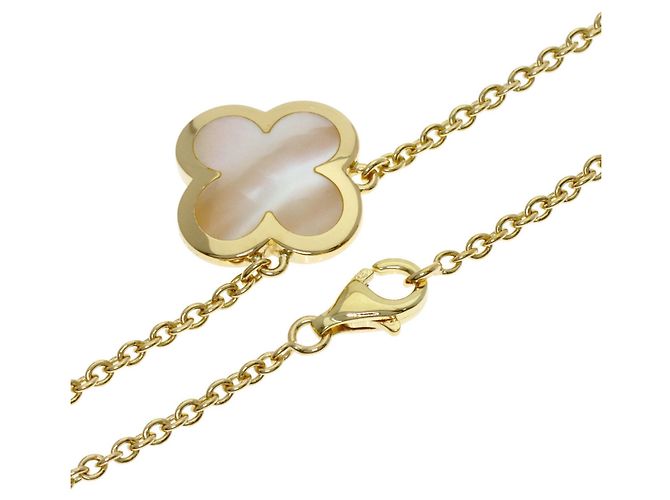 Collana Pure Alhambra in madreperla bianca Van Cleef & Arpels - vista 2