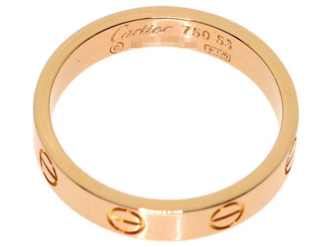 Anello Cartier Mini Love in oro rosa 18K - vista 4
