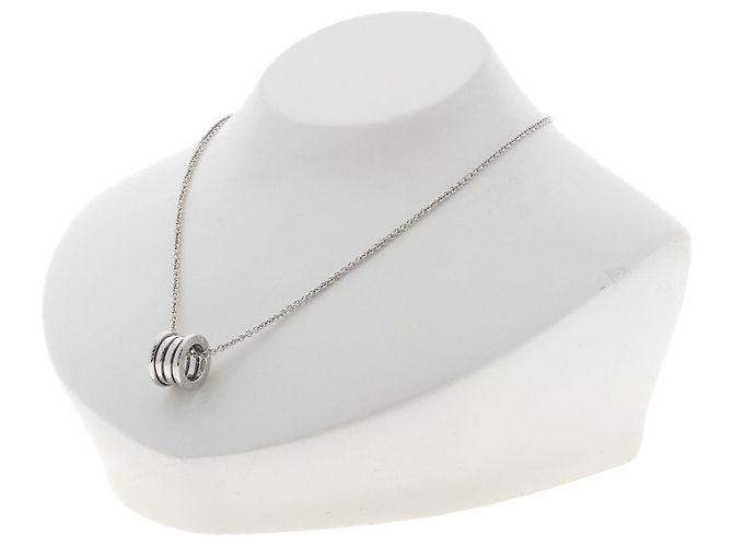 Bulgari Collana Bvlgari B-zero1 in oro bianco 18K - vista 5