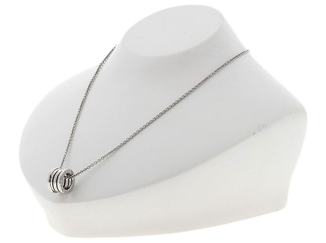Bulgari Collana Bvlgari B-zero1 in oro bianco 18K - vista 5
