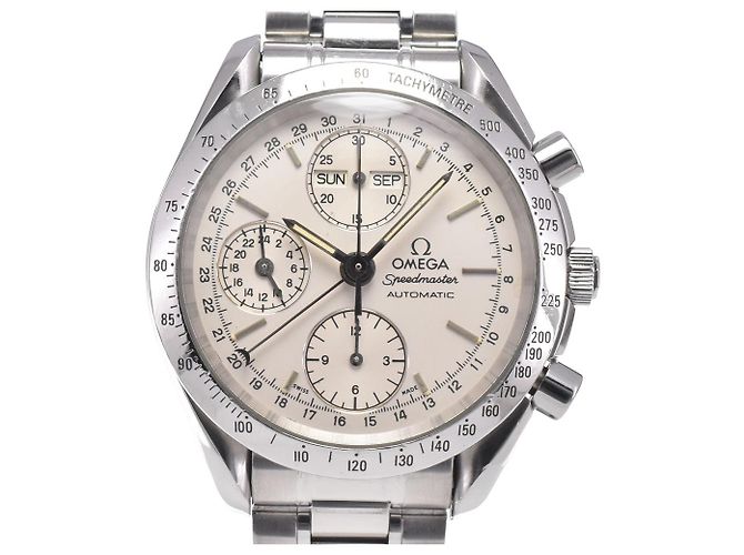 Omega Speedmaster Triple Calendar Chronograph Automatic Stainless Steel 39 - vista 4