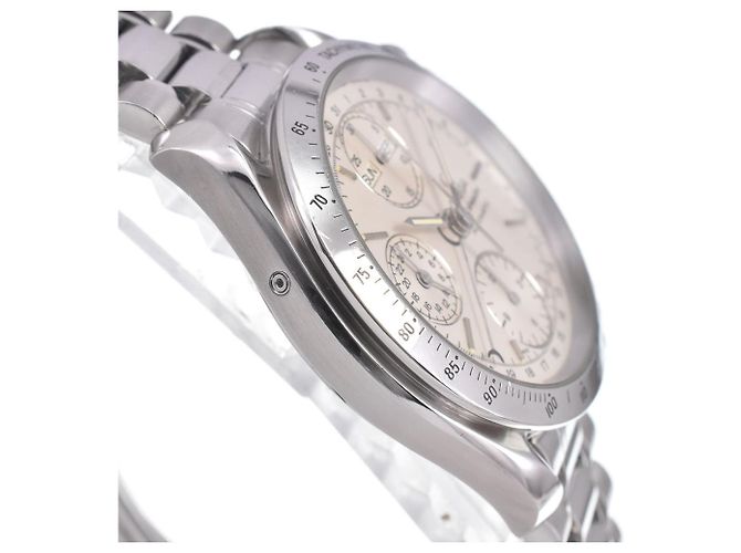 Omega Speedmaster Triple Calendar Chronograph Automatic Stainless Steel 39 - vista 5