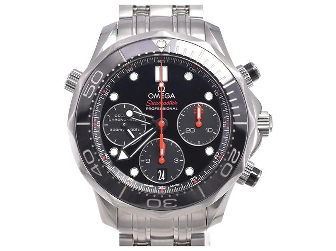 Omega Seamaster Diver 300M Chronometer Chronograph Automatic Stainless Steel 42 - vista 4