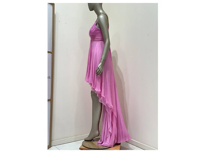 Gianni Versace Pink Runway Abendkleid IT 40 gebraucht - Ansicht 2