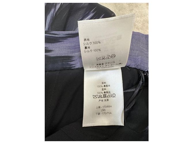 Autre Marque Falda a capas de gasa de seda Christian Dior 2005 Sz.38 de segunda mano - vista 6