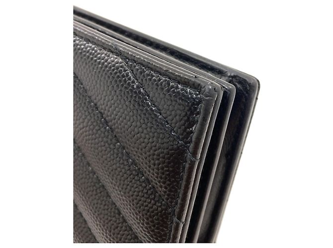 Autre Marque Saint Laurent Cassandra Bi-fold Ledergeldbörse - Ansicht 13