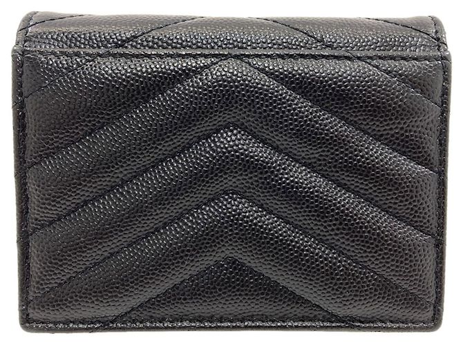Autre Marque Saint Laurent Cassandra Bi-fold Ledergeldbörse - Ansicht 2