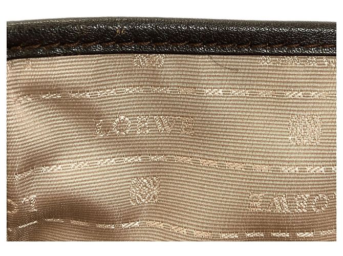 Borsa Tote Loewe Heritage in pelle di vitello marrone - vista 7