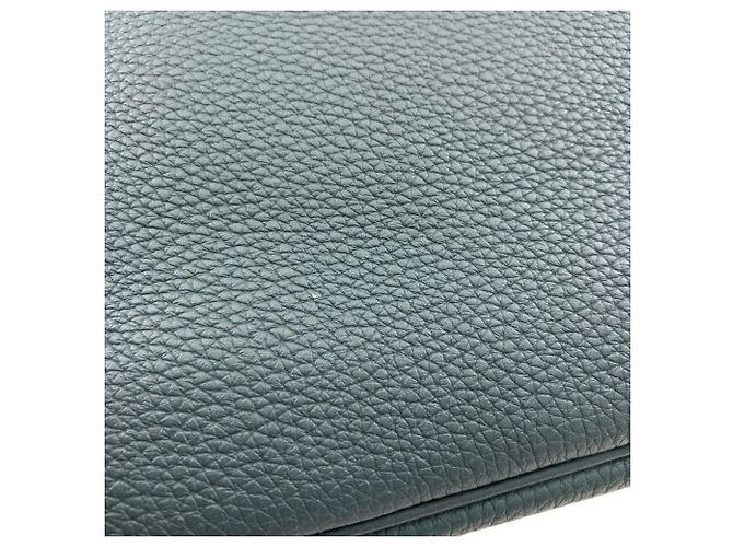 Hermès Borsa Hermes Birkin 40 Officer Vert Cypres - vista 19