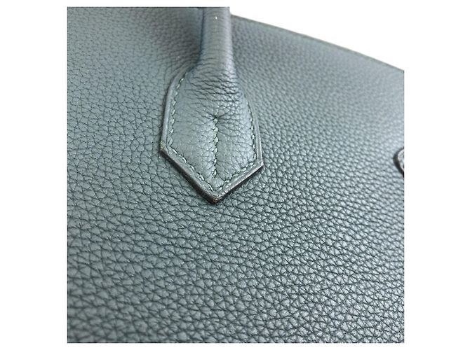 Hermès Borsa Hermes Birkin 40 Officer Vert Cypres - vista 22