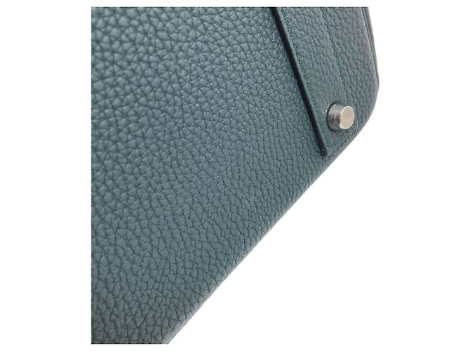 Hermès Borsa Hermes Birkin 40 Officer Vert Cypres - vista 23