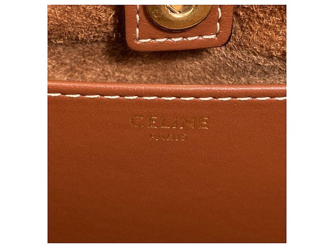 Céline Celine Small Cabas Drawstring Cuir 2-Way Handtasche - Ansicht 6