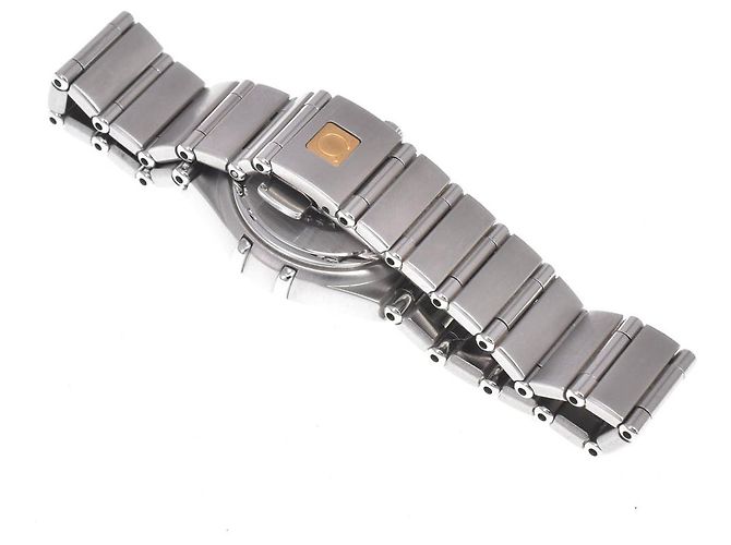 Omega Constellation Quartz Stainless Steel mit Diamantlünette und Diamantindizes 22 - Ansicht 2