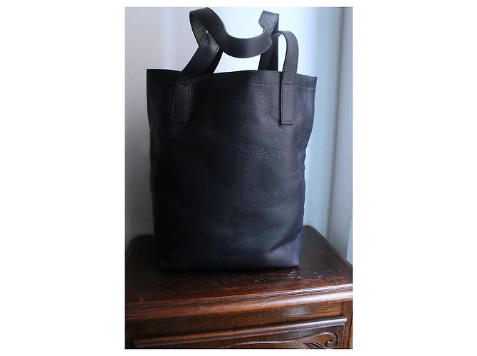 Chopard Borsa a Mano in Pelle Grana Blu Navy - vista 4