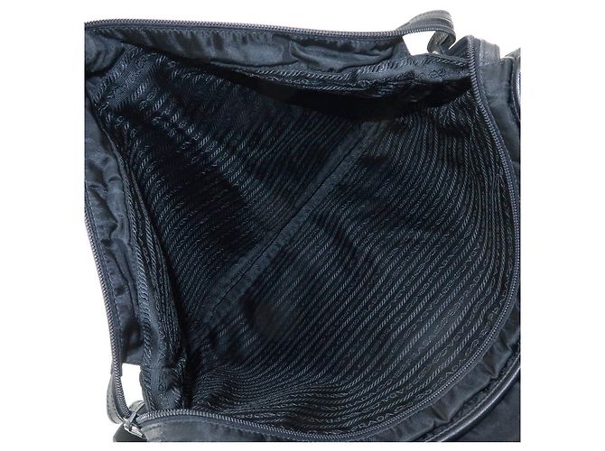 Borsa Messenger Prada Buckle Tessuto Medium - vista 5