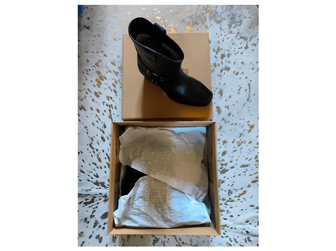 Stivaletti in pelle nera Steve Madden - vista 4