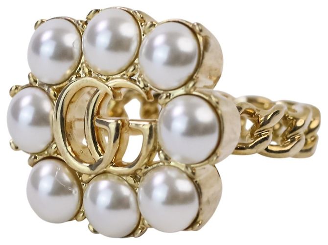 GUCCI Double G Flower Pearl Ring - Ansicht 2
