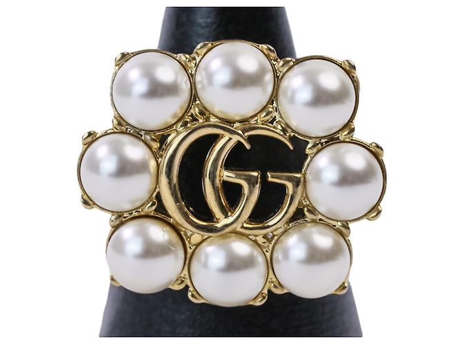 GUCCI Double G Flower Pearl Ring - Ansicht 3