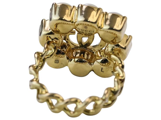 GUCCI Double G Flower Pearl Ring - Ansicht 8