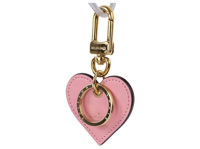 Louis Vuitton Monogram Vernis Portefeuille Cool Love Lock Heart Keychain - vista 5