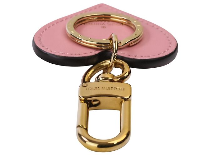 Louis Vuitton Monogram Vernis Portefeuille Cool Love Lock Heart Keychain - vista 9