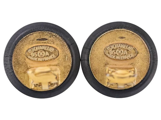 Orecchini CHANEL 95A Vintage Coco Mark Circle - vista 7
