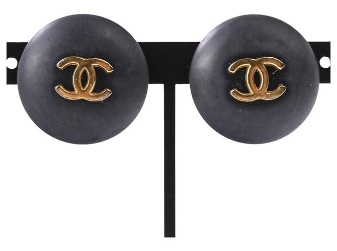 Orecchini CHANEL 95A Vintage Coco Mark Circle - vista 9