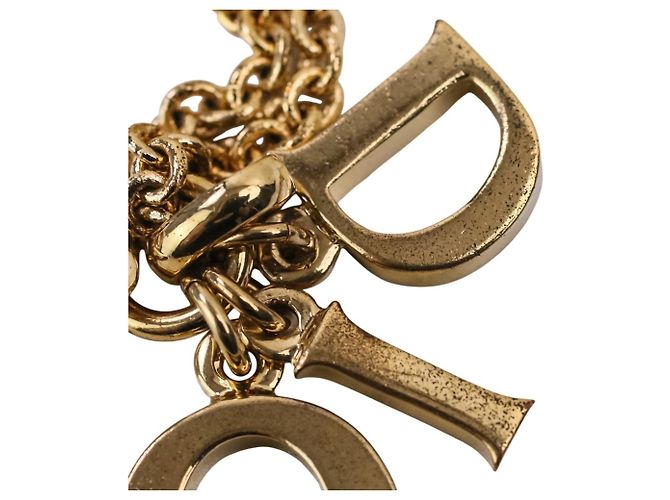 Collana a catena con logo vintage Christian Dior - vista 14