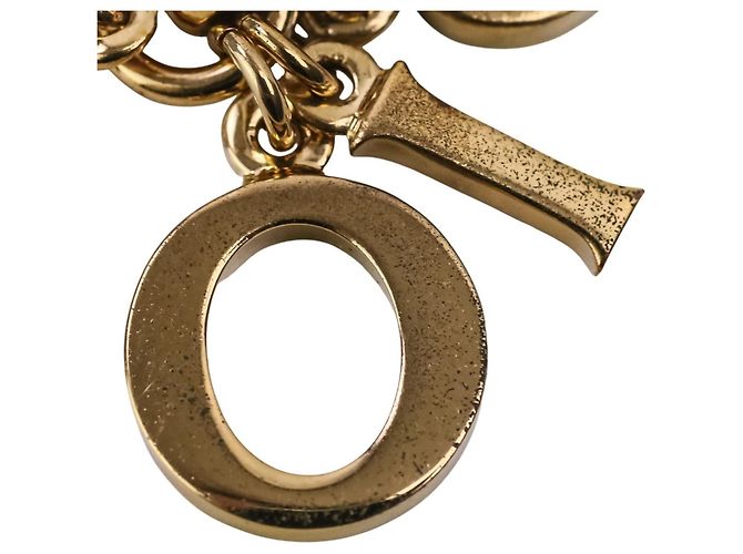Collana a catena con logo vintage Christian Dior - vista 15