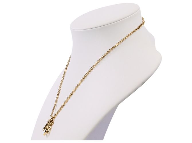 Collana a catena con logo vintage Christian Dior - vista 6