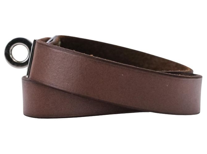 Hermès Bracciale Choker in pelle Hermes Kelly Double Tour - vista 8