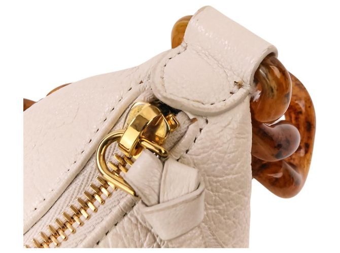 Borsa Miu Miu MIU Spirit Madras Leather Amber Pattern - vista 12