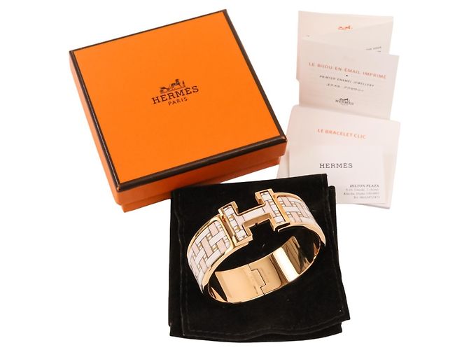 Hermès Hermes Clic Clac H GM SON DU Print Armreif - Ansicht 11
