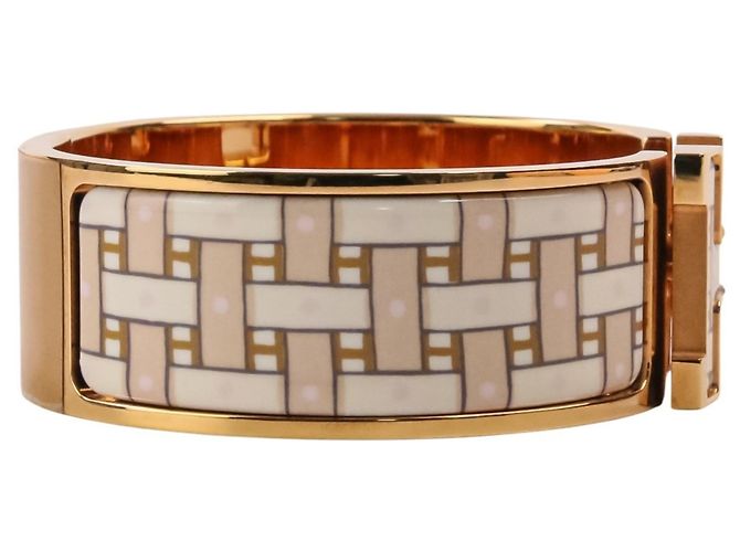 Hermès Hermes Clic Clac H GM SON DU Print Armreif - Ansicht 6