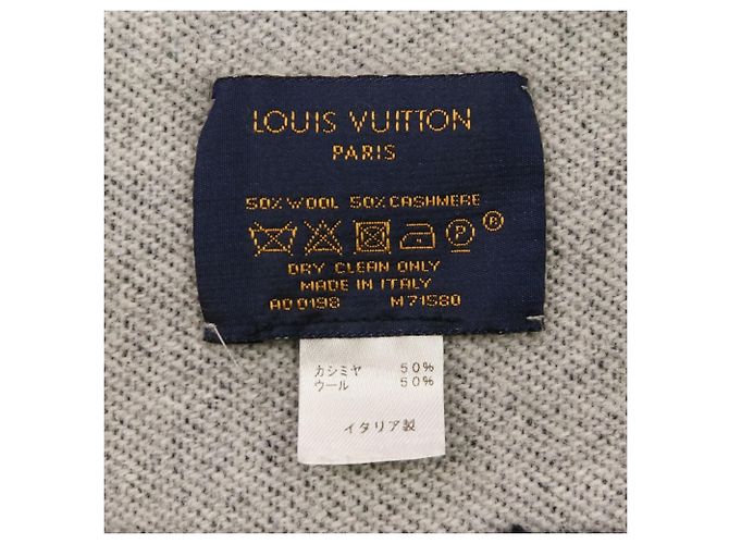 Louis Vuitton Echarpe Team Sciarpa/Stola in Lana e Cashmere - vista 12