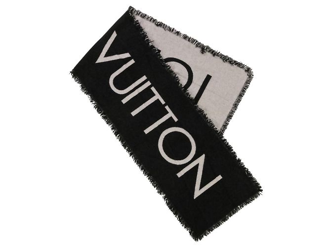 Louis Vuitton Echarpe Team Sciarpa/Stola in Lana e Cashmere - vista 2