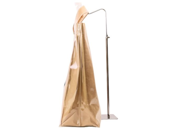 Borsa Tote GUCCI x COMME des GARÇONS in vinile beige - vista 4