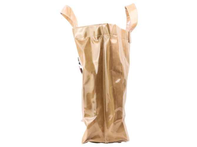 Borsa Tote GUCCI x COMME des GARÇONS in vinile beige - vista 5
