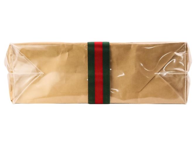 Borsa Tote GUCCI x COMME des GARÇONS in vinile beige - vista 7