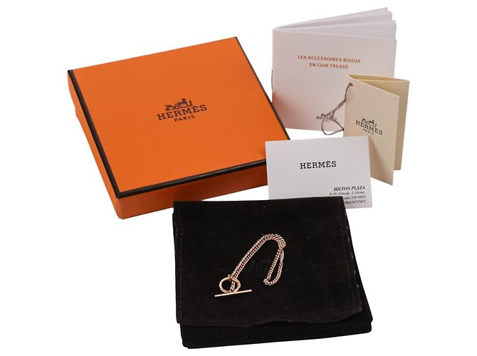 Chaîne d'ancre Hermès Hermes 750PG Echappé Toggle Motif Chaine d'Ancre Bracelet - vista 9