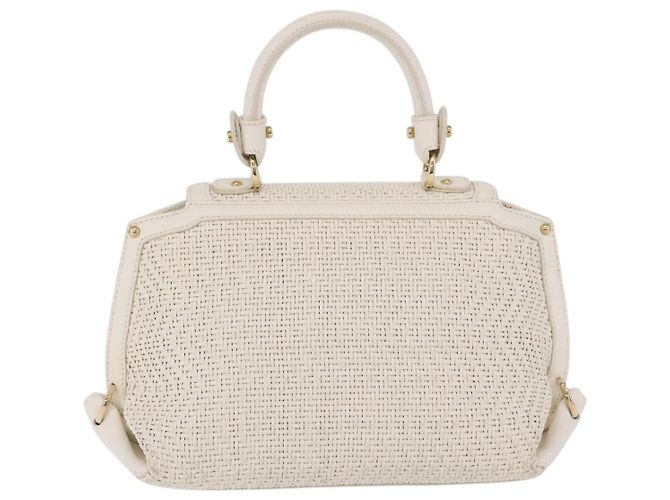 Salvatore Ferragamo Sofia Satchel in pelle intrecciata Medium - vista 2