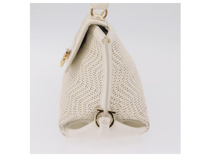 Salvatore Ferragamo Sofia Satchel in pelle intrecciata Medium - vista 3