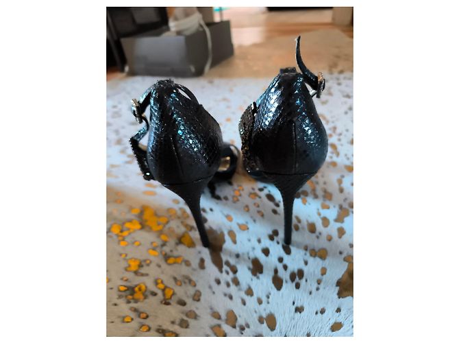 Charles Jourdan high heel sandals adorned with rhinestones - view 7