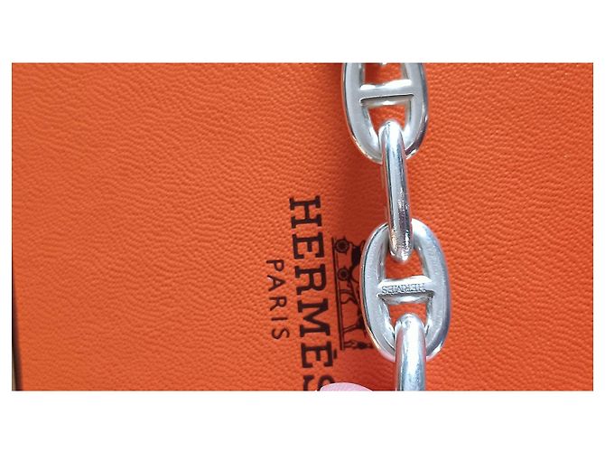 Chaîne d'ancre Bracciale Hermès Chaine d'Ancre in Argento - vista 4